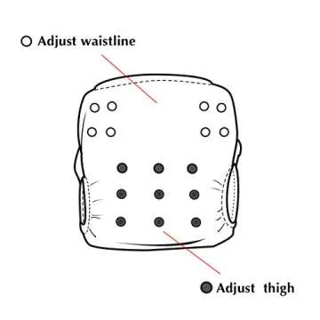 ALVABABY Stylish Adjustable Swim Diapers for Babies