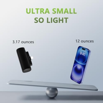 Miady 2-Pack Mini Portable Charger Fast Charging Power Bank