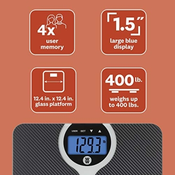Weight Watchers Digital Bathroom Scale with BMI Calculator