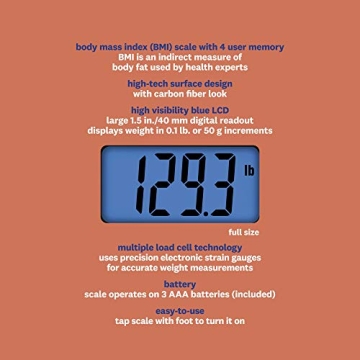 Weight Watchers Digital Bathroom Scale with BMI Calculator