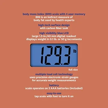 Weight Watchers Digital Bathroom Scale with BMI Calculator