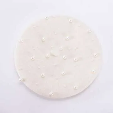 Lawliet Sweet French Womens Pearl Beaded 100% Wool Beret Cap Winter Hat Y91 (Beige)
