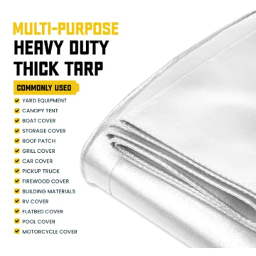 Heavy Duty 20 Mil Waterproof UV Resistant Tarps