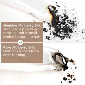 Bedsure 100% Mulberry Silk Pillowcase for Hair and Skin, Both Sided Pure Silk Pillow Cover with Hidden Zipper, Gifts for Women Men, Queen Size Single Pack,20x30 Inches