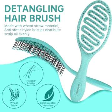 Daily Guard Detangling Brush - Eco-Friendly & Ergonomic