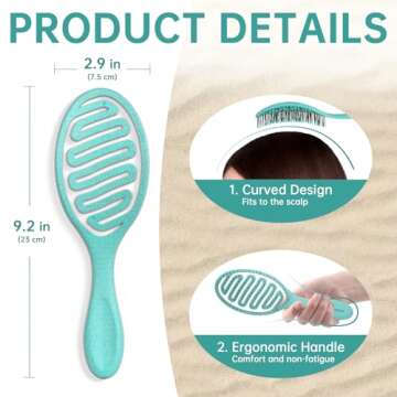 Daily Guard Detangling Brush - Eco-Friendly & Ergonomic