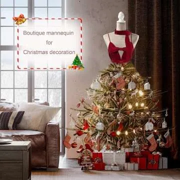 HOMBOUR Adjustable Female Dress Form Mannequin for Display