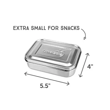 LunchBots Small Protein Packer for Kids Snack Bento Box