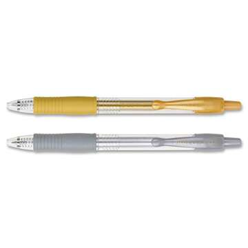 Pilot G2 Metallics Gel Pens: Gold & Silver Set - 0.7mm