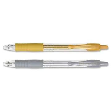 Pilot G2 Metallics Gel Pens: Gold & Silver Set - 0.7mm