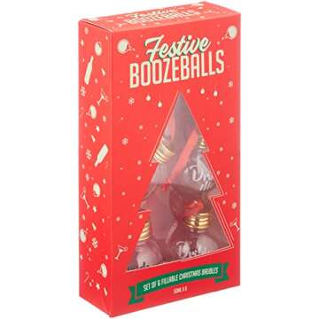 Festive Boozeballs – Refillable Baubles for Holiday Cheer
