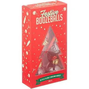 Festive Boozeballs – Refillable Baubles for Holiday Cheer