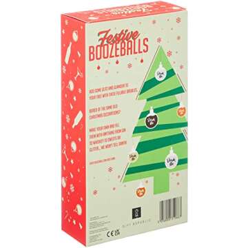 Festive Boozeballs – Refillable Baubles for Holiday Cheer