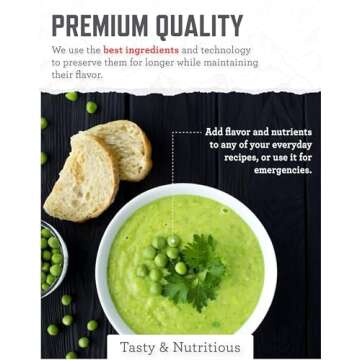 READYWISE - Freeze Dried Vegetables, 72 Servings, 3 Box Kit, MRE, for Food Storage, Emergency Kit, Hurricane Preparedness Items, Hiking, Camping Essentials, 25-Year Shelf Life, Freeze Dried