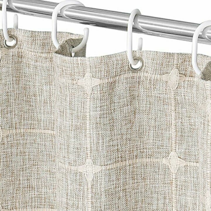 Plaid Waterproof Shower Curtain - Easy to Clean & Stylish