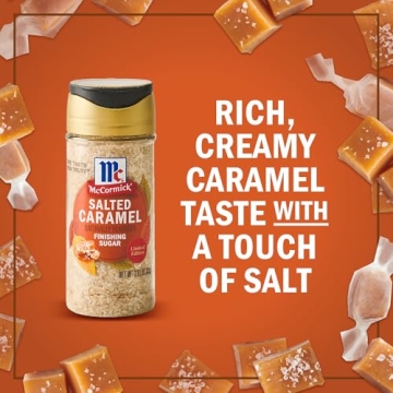 McCormick Salted Caramel Finishing Sugar - Elevate Your Taste