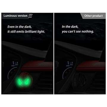 DUNGGLE Car Start Stop Button Cover Ignition Protective Cover Push Start Button Cover Anti-Scratch Car Engine Decoration Ring Car Interior Accessory