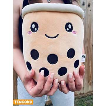 TENGOKU 15" Boba Milk Tea Plushie for All Ages