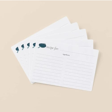 Meal Planner with 72 Recipe Cards for Effortless Cooking