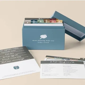 Meal Planner with 72 Recipe Cards for Effortless Cooking