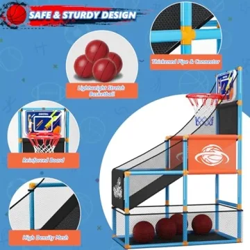 Arcade Basketball Game Set for Kids 3-12 Years
