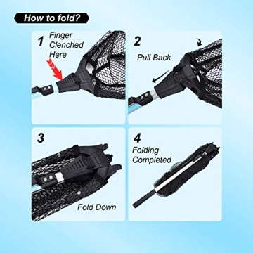 Premium 63" Aluminum Fishing Landing Net for All Ages