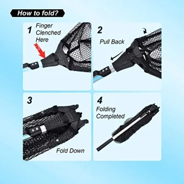 Premium 63" Aluminum Fishing Landing Net for All Ages