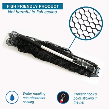Premium 63" Aluminum Fishing Landing Net for All Ages