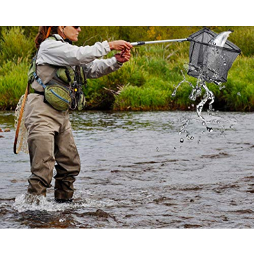 Premium 63" Aluminum Fishing Landing Net for All Ages