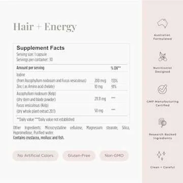 JSHealth Hair Growth Vitamins Energizing Supplement