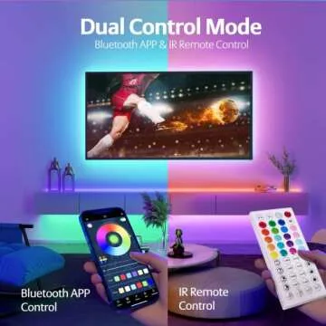 LED Lights for Bedroom, 100ft(2 Rolls of 50ft) LED Strip Lights, Music Sync Color Changing Led Light...