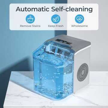 Compact Ice Makers Countertop Machine, Efficient and Portable