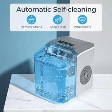 Compact Ice Makers Countertop Machine, Efficient and Portable