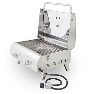 Pit Boss 75275 Stainless Steel Portable Grill Dual Burner
