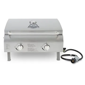 Pit Boss 75275 Stainless Steel Portable Grill Dual Burner