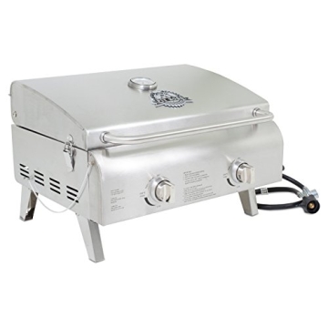 Pit Boss 75275 Stainless Steel Portable Grill Dual Burner