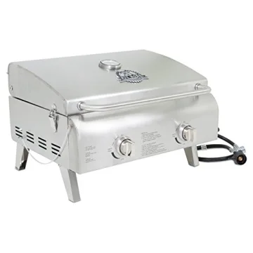 Pit Boss 75275 Stainless Steel Portable Grill Dual Burner