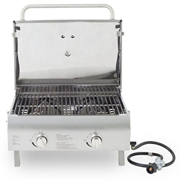 Pit Boss 75275 Stainless Steel Portable Grill Dual Burner