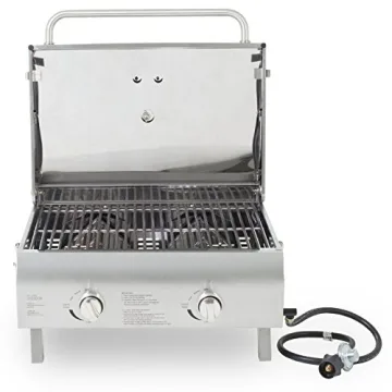 Pit Boss 75275 Stainless Steel Portable Grill Dual Burner
