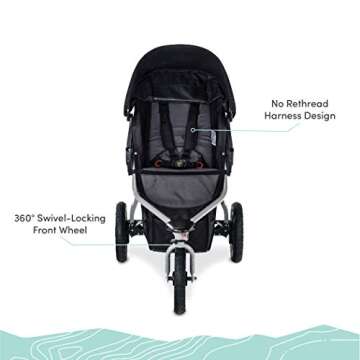BOB Gear Rambler Jogging Stroller, Black