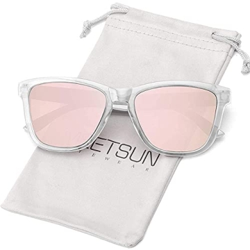 MEETSUN Polarized Sunglasses for Women & Men - Retro Designer Style