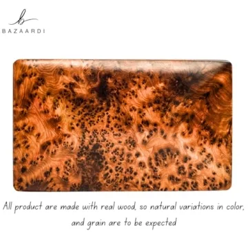 BAZAARDI Hand Carved Wooden Multipurpose Keepsake Box