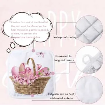 Personalized 12 Pieces Sublimation Oven Mitts Set for Cooking