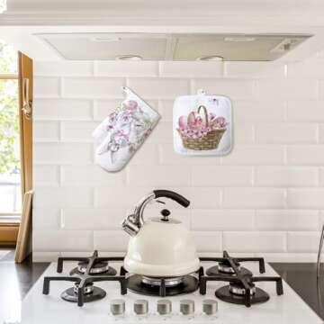 Personalized 12 Pieces Sublimation Oven Mitts Set for Cooking