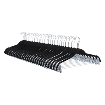 Amazon Basics Velvet Non-Slip Closet Hangers Pack of 24
