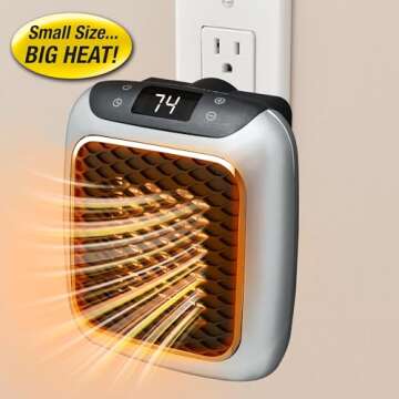 Ontel Handy Heater Turbo 800W Compact Wall Heater