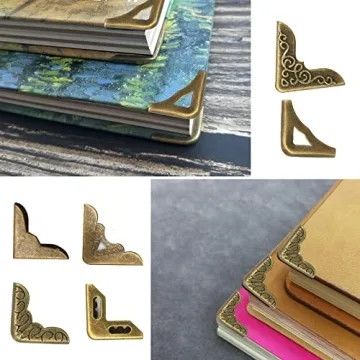 Aynaxcol 96PCS Metal Book Corner Protectors - Stylish DIY Gift