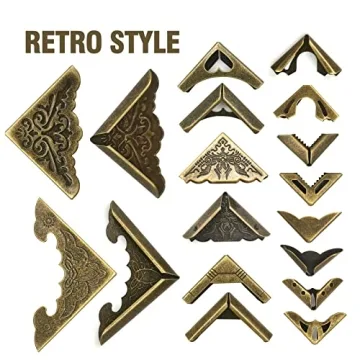 Aynaxcol 96PCS Metal Book Corner Protectors - Stylish DIY Gift