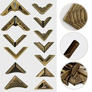 Aynaxcol 96PCS Metal Book Corner Protectors - Stylish DIY Gift