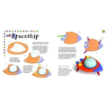 Fantasy Characters Clay-Making Book for Kids Aged 6-8